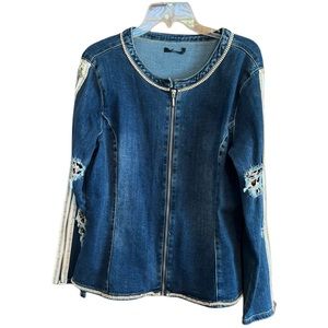 Denim Jacket Embellished